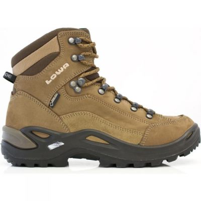 Botas Lowa Renegade GTX Mid Wide Mujer Marrones - Chile QNO514807